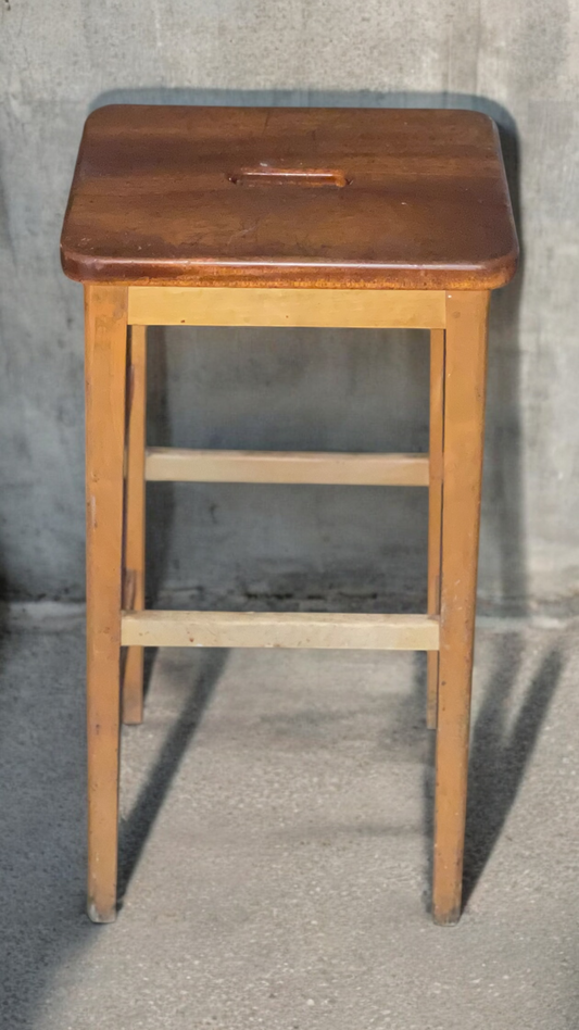 Vintage Science Lab Stool