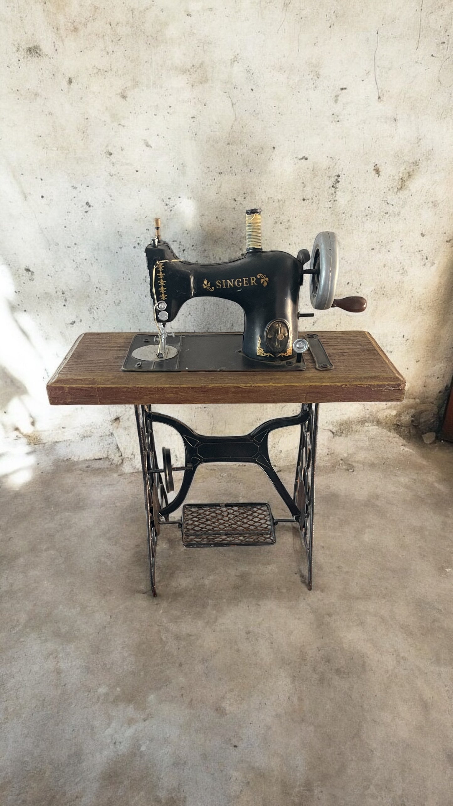 Singer Sewing Machine Advertising Replica