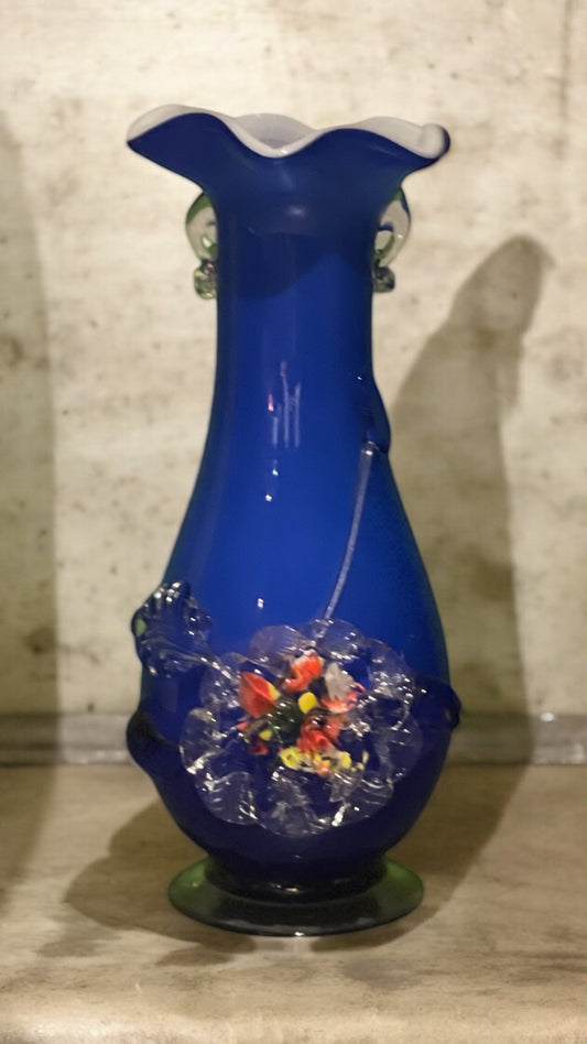 Murano 70’s Blue Coloured Vase