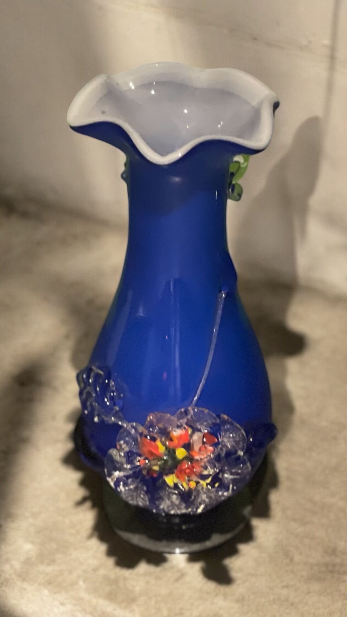 Murano 70’s Blue Coloured Vase