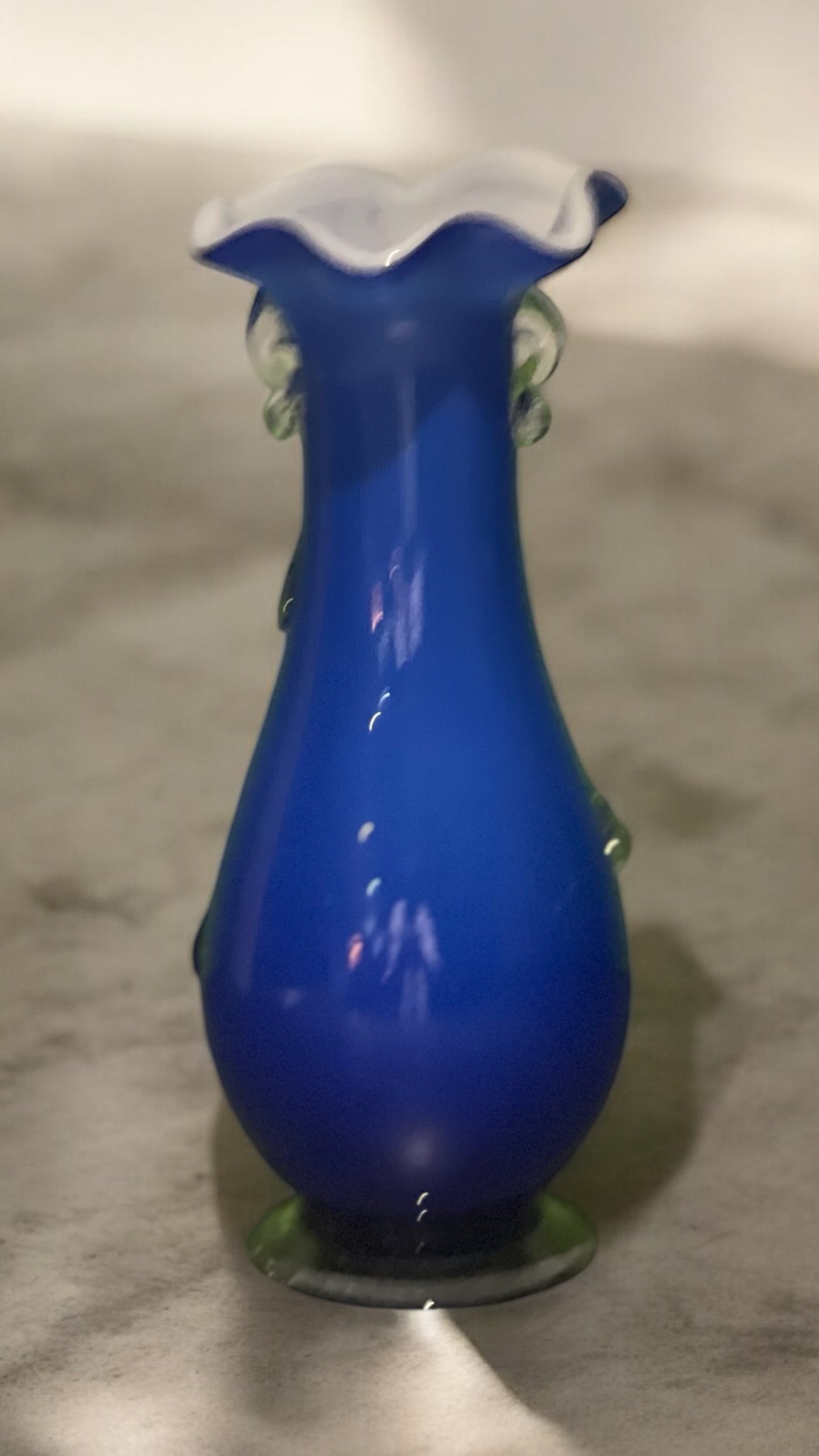 Murano 70’s Blue Coloured Vase