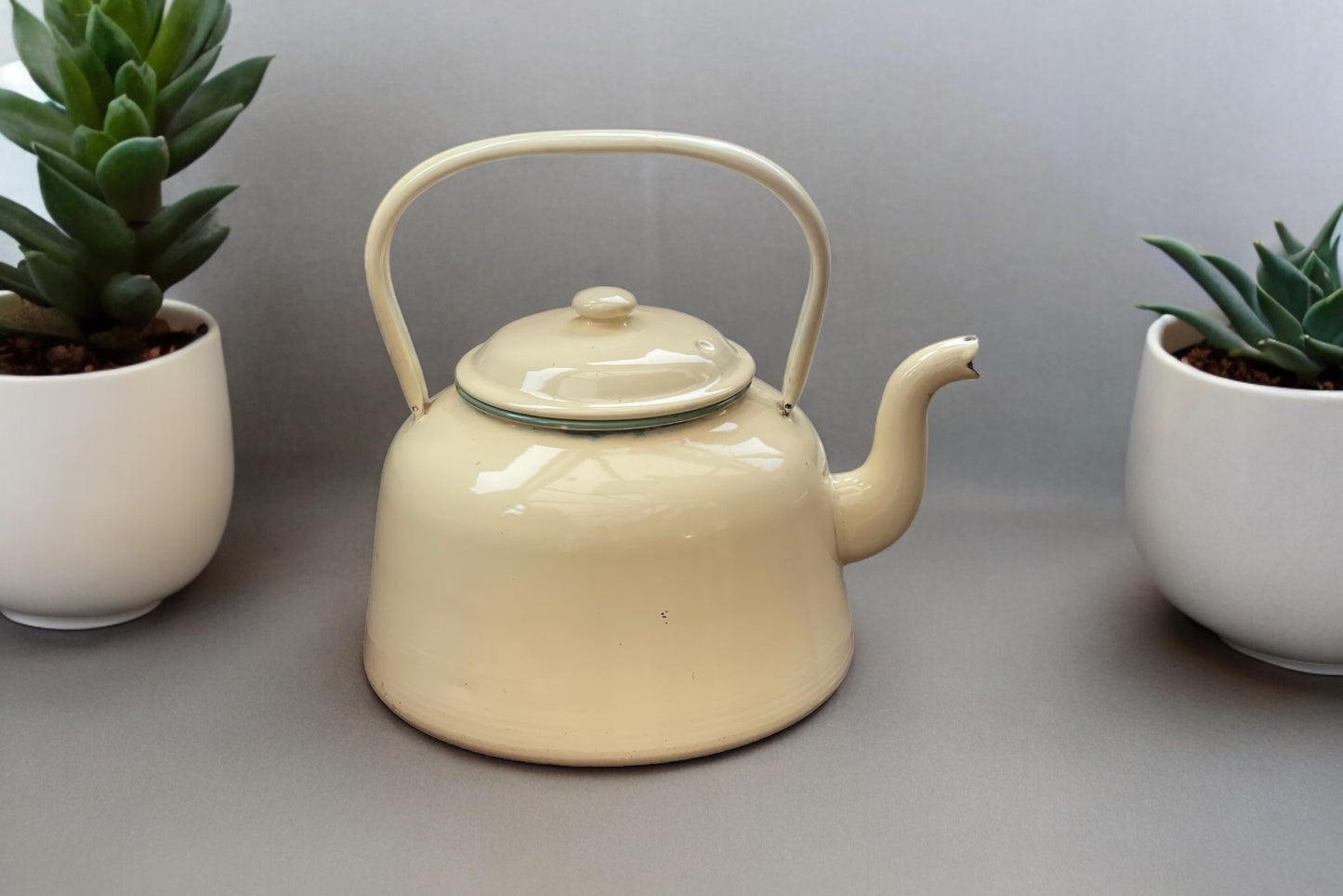 Vintage Enamel Kettle