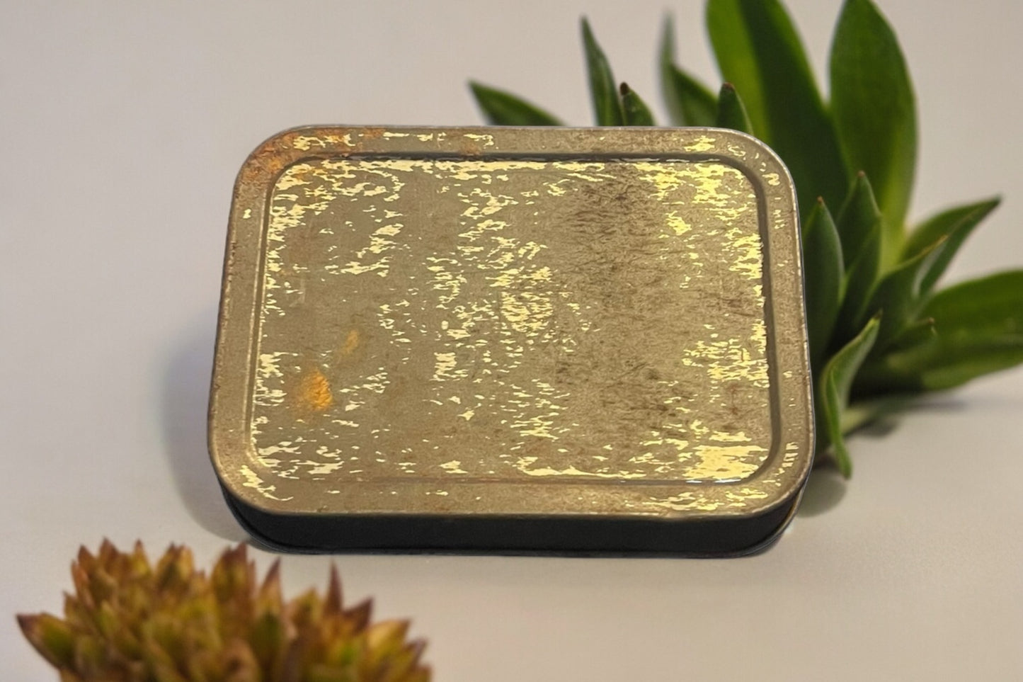 Gold Block Vintage Tobacco Tin