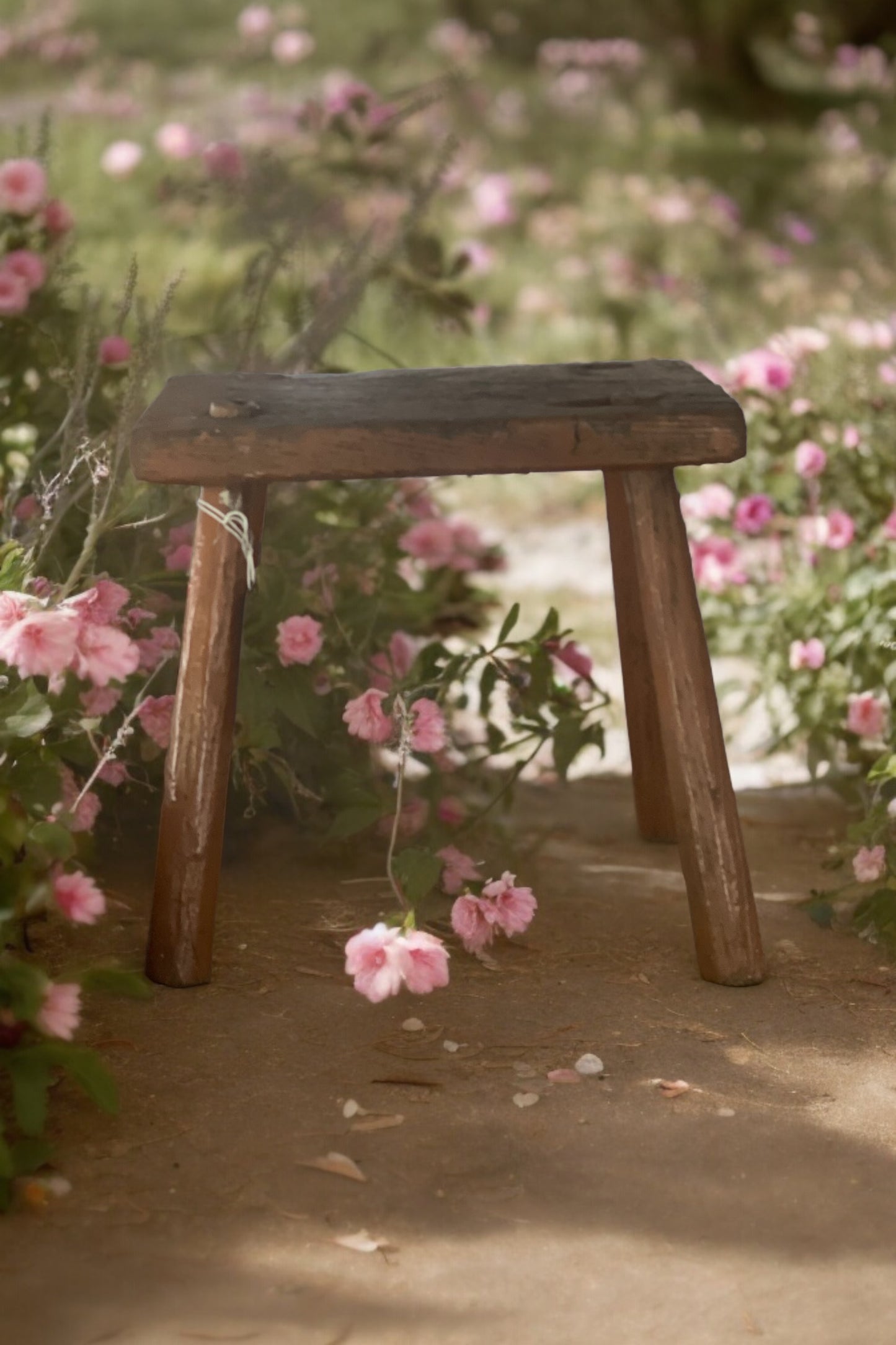 Small Vintage Milking Stool