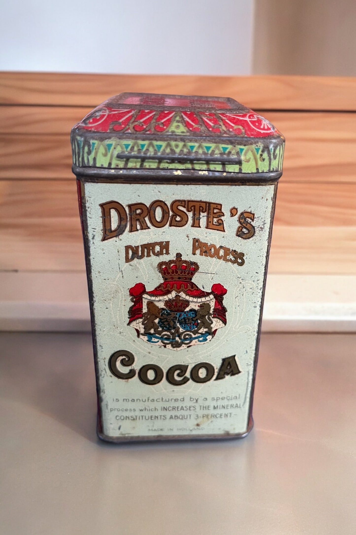 Vintage Droste’s Cocoa Tin